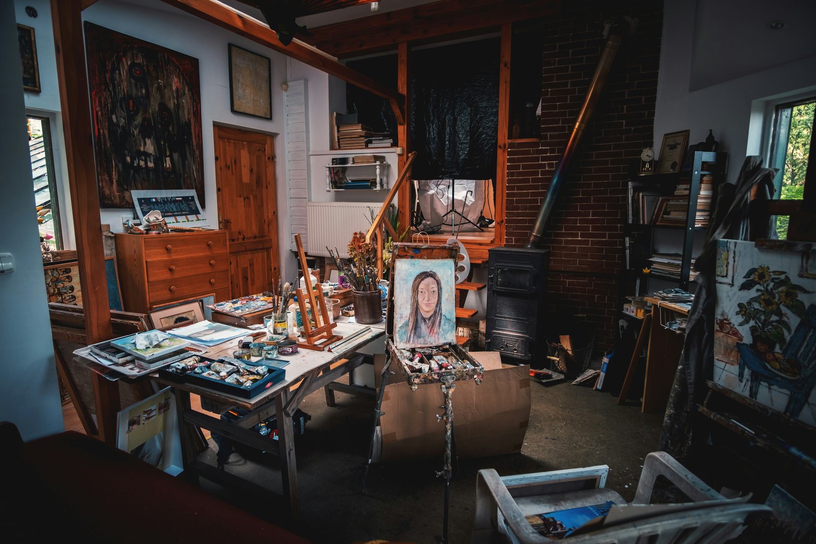 Atelier Breton residency open studio, Morlaix, Brittany, 2023